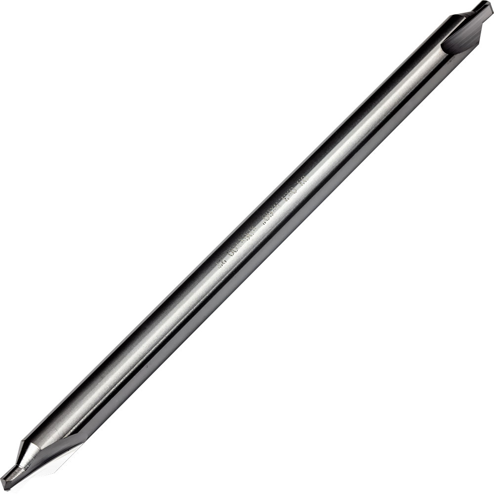 ECD60 04010100AL Centre Drills 1mm x 60 Point 4mm Shank TiSiN Coated Carbide 100mm Long
