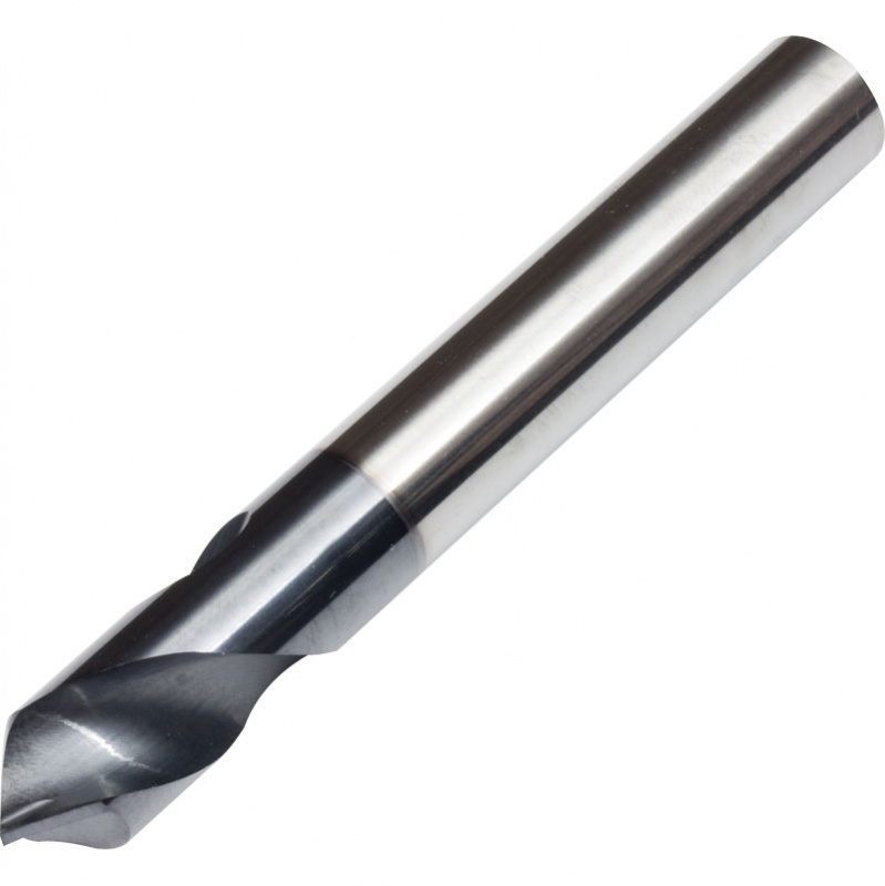 Spot Drill 6mm Diameter AlTiN Coated Carbide 90° Point Associated ...