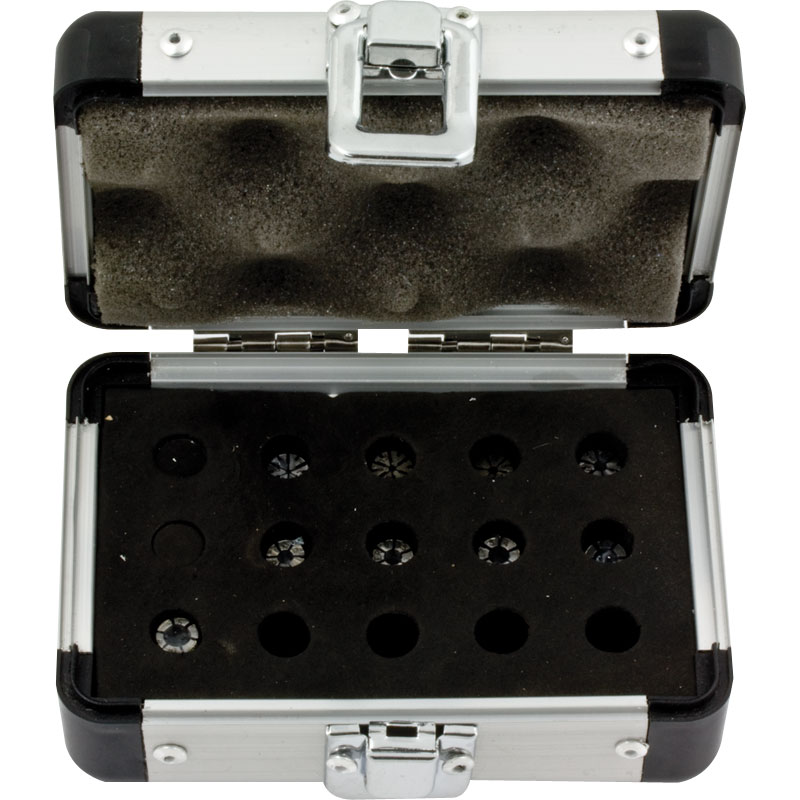 ER8 9 Piece Collet Set 15mm 0.008mm Runout Associated Production Tools