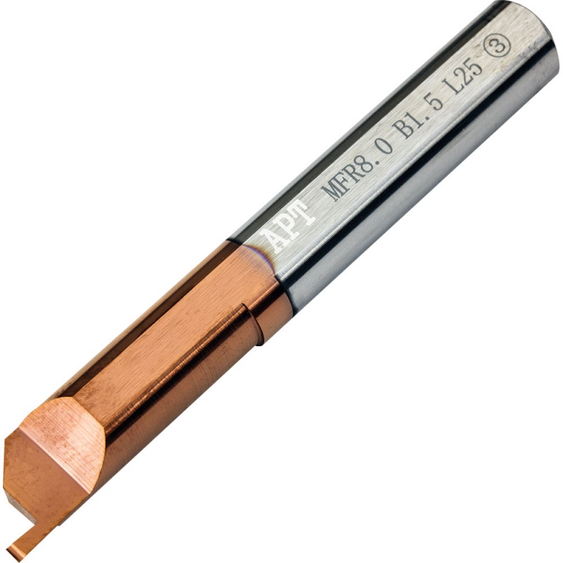 MFR 1.5D8 L25 XMP Mini Carbide Face Grooving Bar Min Bore 10mm Width 1