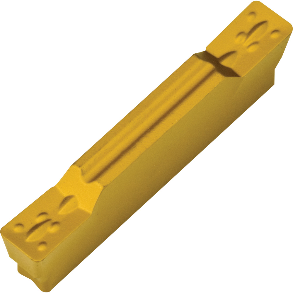 10pcs FomaSP MGMN300-M Carbide Grooving Inserts for MGEHR/L and MGIVR/L Grooving Cut-Off Tool Holder CVD Yellow Coating Installed with KOLORY 