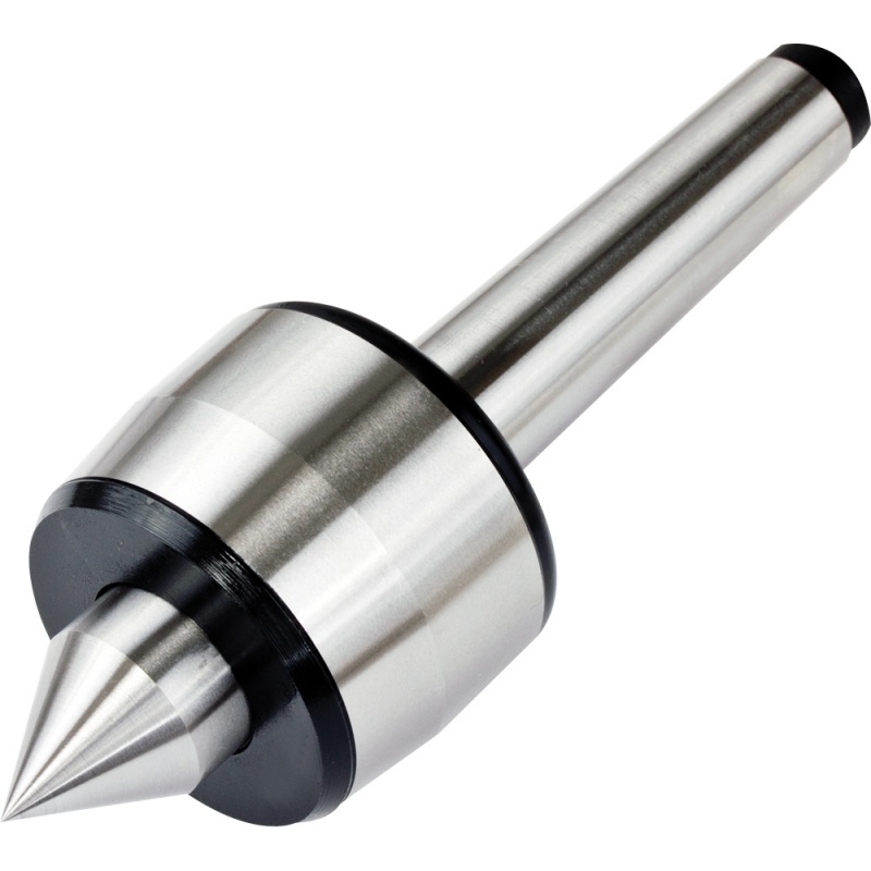 Precision MT2 Bull Nose Live Center 70 Degree 0.0004" TIR Morse Taper 2 2mt Bullnose