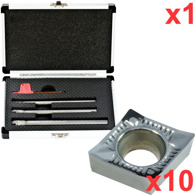 E-SCLCR/L Boring Bars for CCMT 09 Insert, Through Coolant