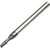 Carbide End Mill for General Use 2.5mm Diameter 2 Flute AlTiN Coated 45HRC