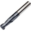 Corner Radius End Mill for General Use 3mm Diameter 0.5mm Rad 2 Flute AlTiN Coated Carbide 45HRC