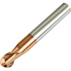 High Strength High Hardness 2 Flute Carbide Ball Nose End Mill 12mm Diameter AlTiNS Coated 65HRC