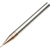 Micro Ball Nose End Mill for General Use 0.5mm Diameter 2 Flute AlTiNs Coated 60HRC