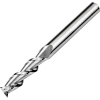 End Mill for Aluminium 6mm Diameter 2 Flute 100mm Long Un-coated Micro-grain Carbide