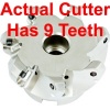 A-HPKT06-100-R09 Milling Cutter for HPKT 0604 Inserts 100mm diameter 9 Teeth