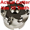 A-R-X12-100-R10 Milling Cutter for RDHX, RPHX, RPMX 1204MO Inserts 100mm diameter 10 Teeth