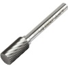 Carbide Burr 16mm Diameter 25mm Head Length Single Cut Cylinder Without End Cut