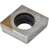 CCMW 060204 CBN2100 CBN Turning Insert for Hardened Steel 45-65 HRC Continuous Cutting
