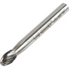 Carbide Burr 3mm Diameter 7mm Head Length Single Cut Oval