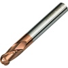 Ball Nose End Mill for General Use 6mm Diameter 2 Flute TiAlN Coated 55HRC