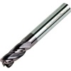 Corner Radius Carbide End Mill 10mm Diameter 0.5mm Rad 4 Flute TiAlN Coated 55HRC