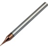Micro Ball Nose Carbide End Mill 0.7mm Diameter 2 Flute AlTiNs Coated 55HRC