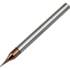 Micro Ball Nose Carbide End Mill 0.5mm Diameter 2 Flute AlTiNs Coated 55HRC