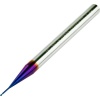 Long Neck Ball Nose End Mill 0.6mm Dia 4mm Neck Length 50mm Long 68HRC