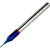 Long Neck Endmill 0.5mm Dia 2mm Neck Length 50mm Long 68HRC