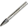 Carbide Burr 3mm Diameter 12mm Head Length Single Cut Ball Nose Tree