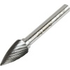 Carbide Burr 16mm Diameter 25mm Head Length Single Cut Pointed Tree