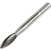 Carbide Burr 3mm Diameter 13mm Head Length Single Cut Flame-1