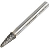 Carbide Burr 6mm Diameter 16mm Head Length Double Cut Ball Nose Cone